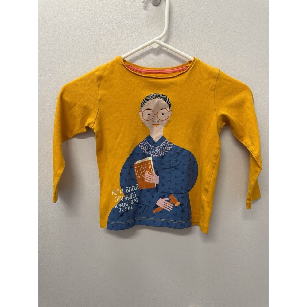 Piccolina Toddler Girl T-Shirt Ruth Bader Ginsburg, Size 4T